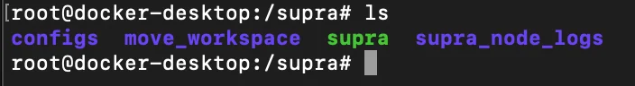 Supra CLI Docker setup