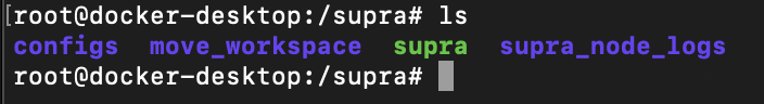 Supra CLI Docker setup