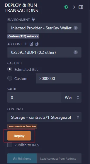 Remix Deploy UI